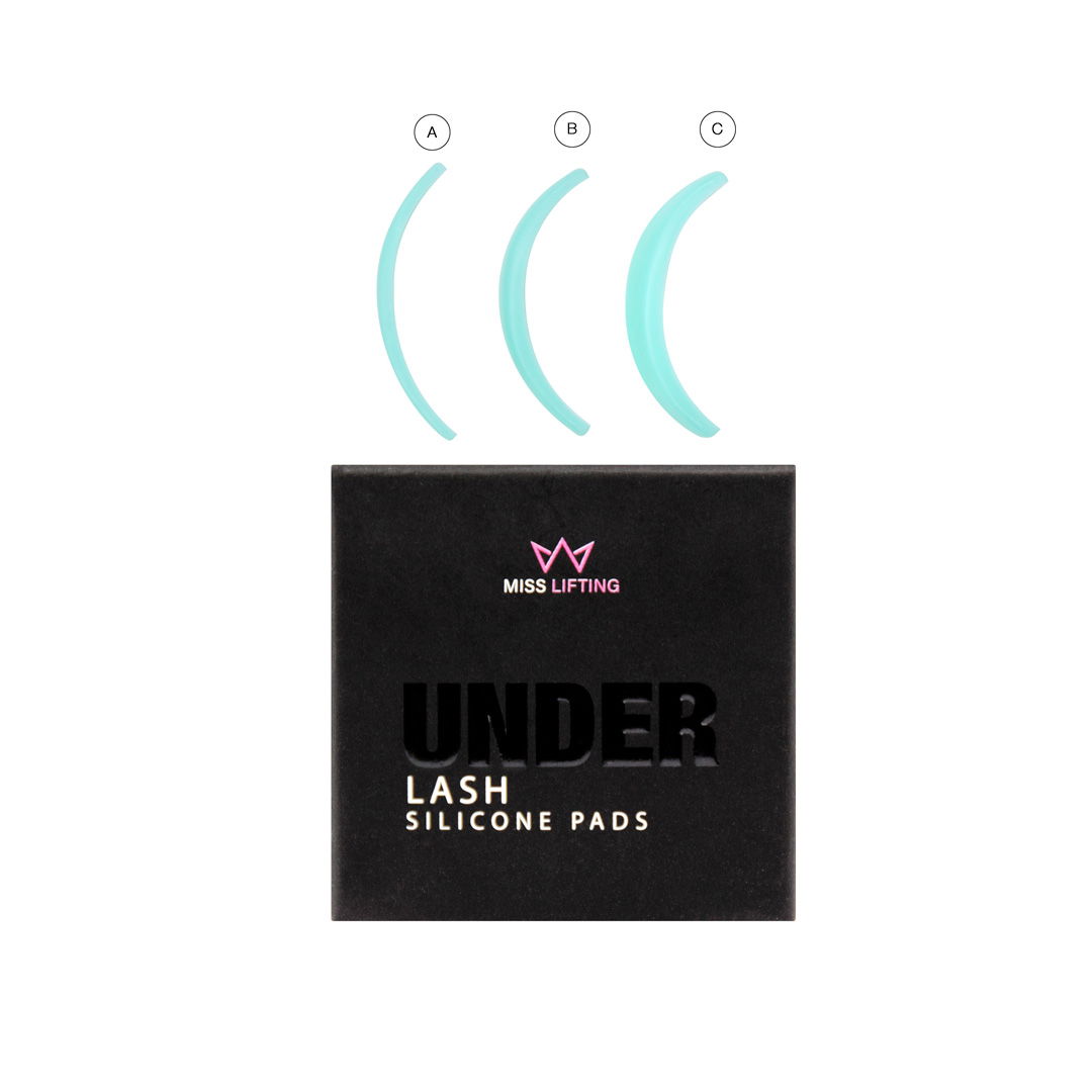 Untere Wimpern Silikonpads | 3 Paare