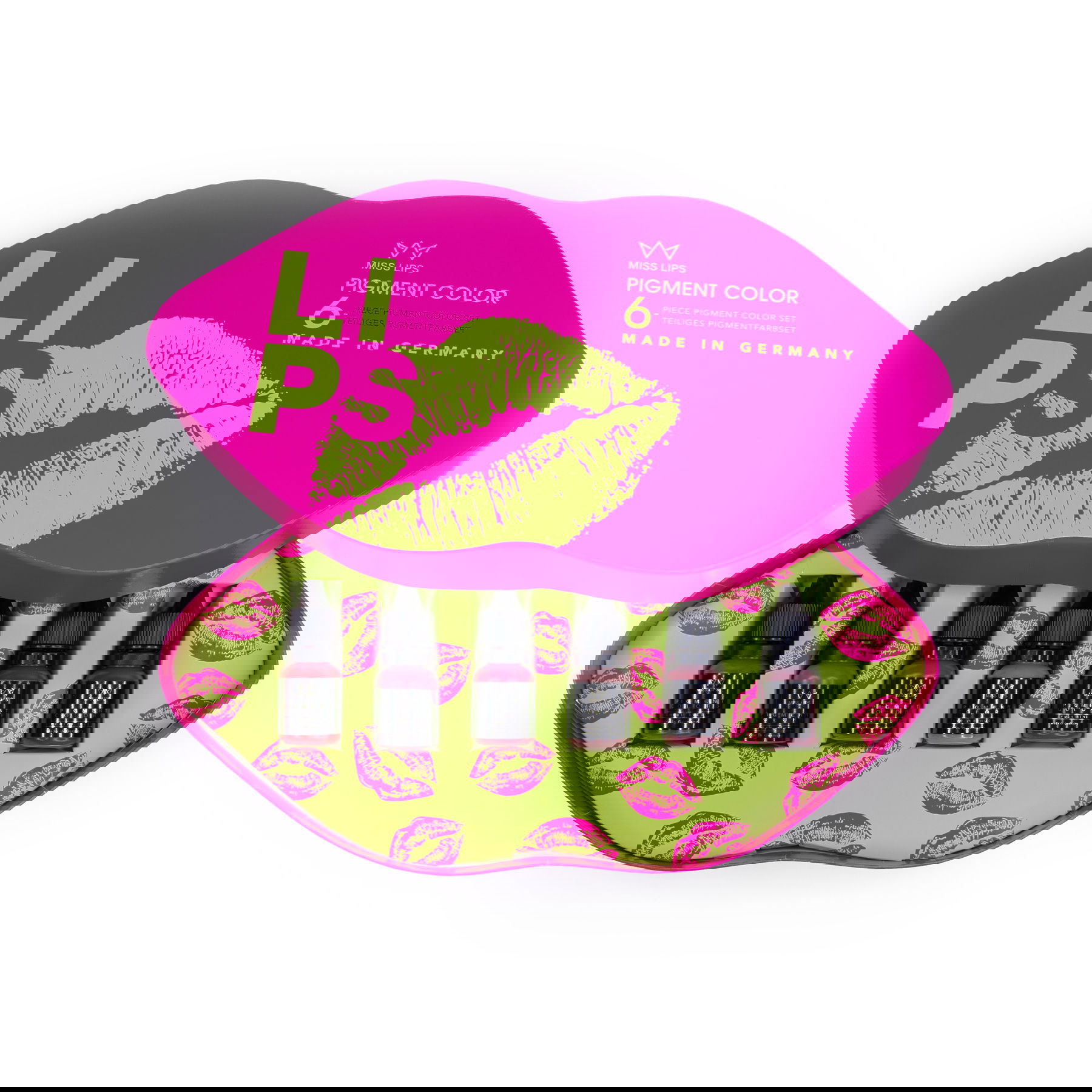 6x LIPS PIGMENTS 