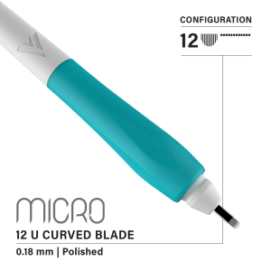 Box mit 10 Vertix Micro Microblades 0.18mm | U12 oder U18