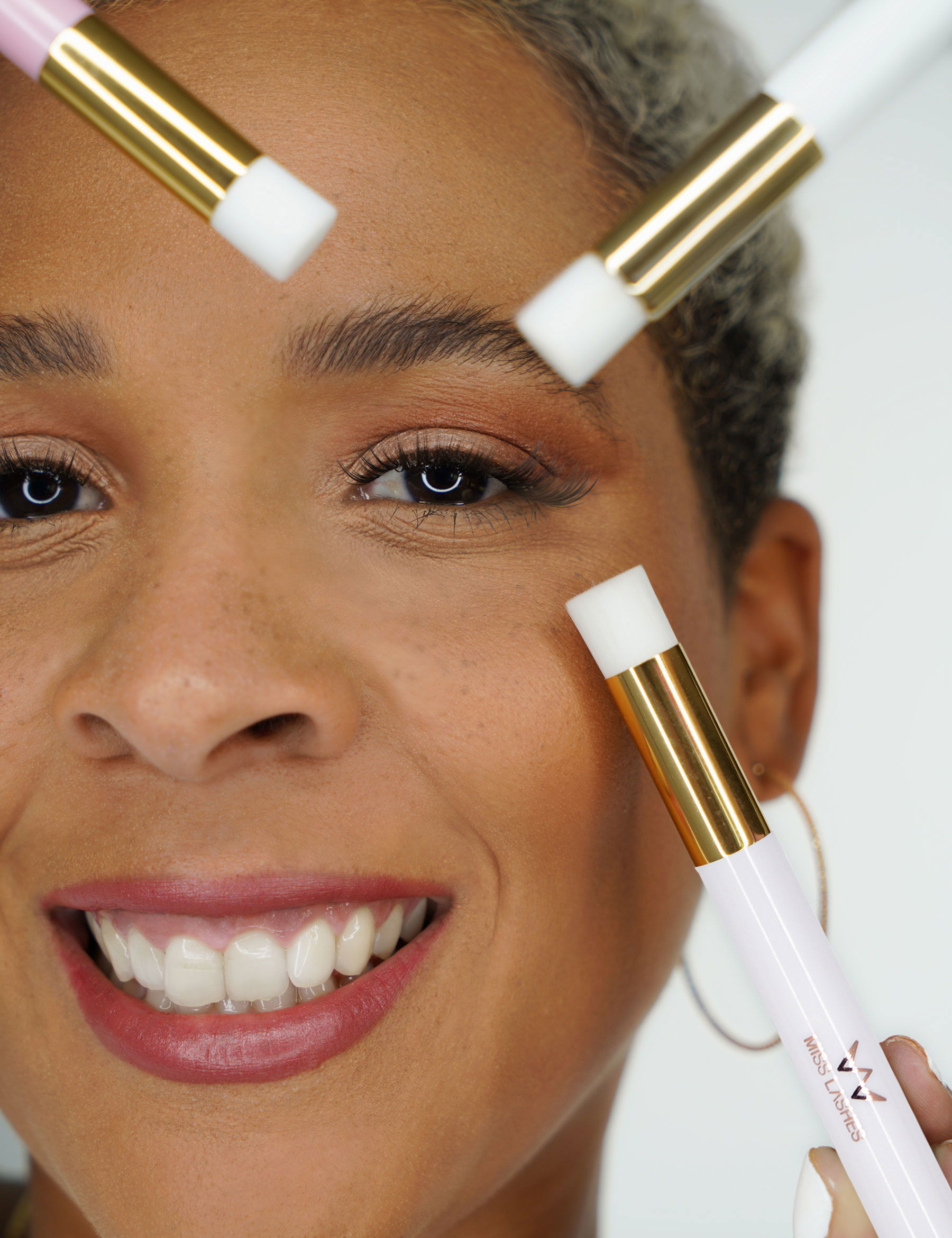 Lash Bürste | mit Verpackung | verschiedene Farben